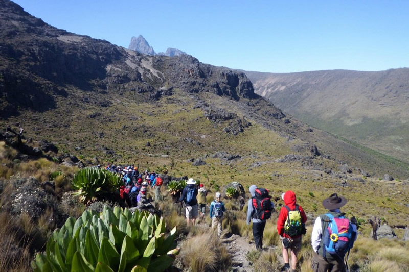 4 Days Mount Kenya Climb Sirimon Route